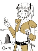 向一个赞生成一只哥布林的洞窟进攻的新人冒险者