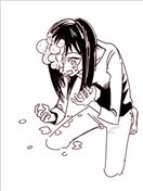 女孩与面疮