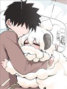 毛絨絨的抱枕