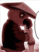 少女和狸貓妖怪