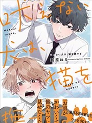 无声的狗抚摸猫